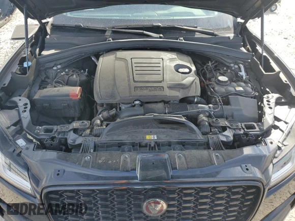 2022 Jaguar F-Pace S with VIN SADCJ2EX4NA702078, listed as a Copart auction lot 47870355 with 55,530 mi miles and Salvage title. Bid and sale history available at DreamBid. Image 12.