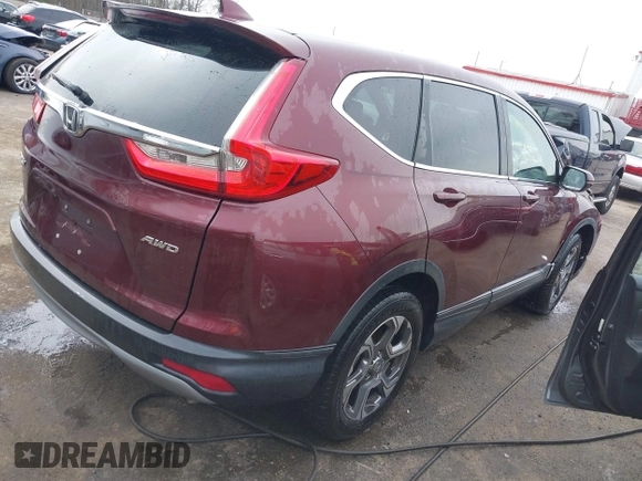 2017 Honda CR-V EX with VIN 2HKRW2H53HH679990, listed as a IAAI auction lot 41923591 with 242,177 mi miles. Bid and sale history available at carsss.com. Image 4.