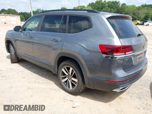 2021 Volkswagen Atlas SE with VIN 1V2DP2CA6MC500115, listed as a IAAI auction lot 42503213 with 49,898 mi miles and . Bid and sale history available at DreamBid. Image 3.