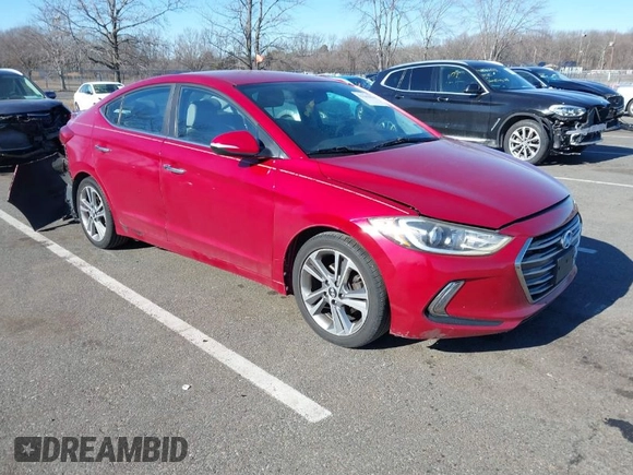 2017 Hyundai Elantra Value Edition z VIN KMHD84LF7HU268464, wystawiony jako IAAI lot #41641826 z przebiegiem 184 174 mil mil oraz . Historia ofert i sprzedaży dostępna na DreamBid. Obrazek 1.