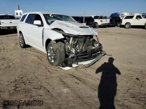 2019 Dodge Durango R/T with VIN 1C4SDHCT1KC645291, listed as a Copart auction lot 43971825 with 44,310 mi miles and Salvage title. Bid and sale history available at DreamBid. Image 12.