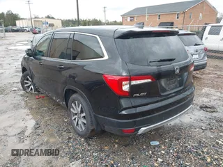 2019 Honda Pilot EX-L z VIN 5FNYF5H56KB016304, wystawiony jako IAAI lot #41072939 z przebiegiem 105 592 mil mil oraz . Historia ofert i sprzedaży dostępna na DreamBid. Obrazek 3.
