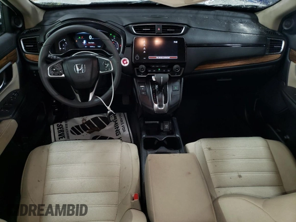 2018 Honda CR-V EX with VIN 5J6RW2H51JL002383, listed as a Copart auction lot 49270845 with 43,996 mi miles and Salvage Title. Bid and sale history available at DreamBid. Image 8.