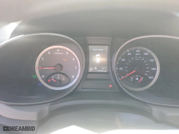 2015 Hyundai Santa Fe Sport with VIN 5XYZT3LB3FG297314, listed as a Copart auction lot 46344405 with 172,502 mi miles and Salvage Title. Bid and sale history available at carsss.com. Image 9.