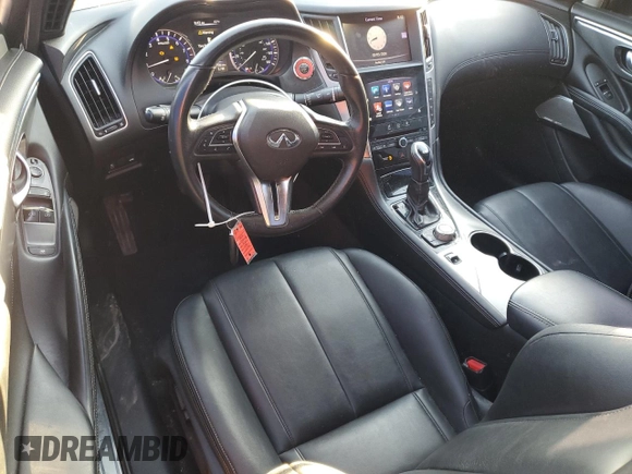 2018 Infiniti Q60 Sport with VIN JN1EV7EK3JM343232, listed as a Copart auction lot 83252324 with 65,706 mi miles and Clean Title. Bid and sale history available at DreamBid. Image 8.