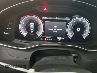 2021 Audi A6 Premium Plus with VIN WAUL2AF20MN031146, listed as a Copart auction lot 60095034 with 30,839 mi miles and Salvage Title. Bid and sale history available at carsss.com. Image 9.
