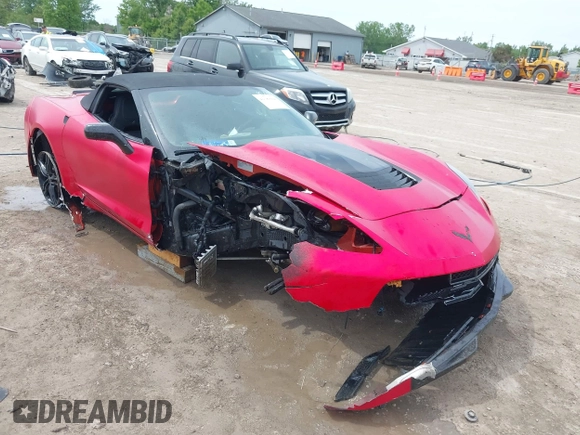 2016 Chevrolet Corvette 2LT with VIN 1G1YD3D76G5107169, listed as a IAAI auction lot 42389960 with 50,413 mi miles and . Bid and sale history available at DreamBid. Image 6.