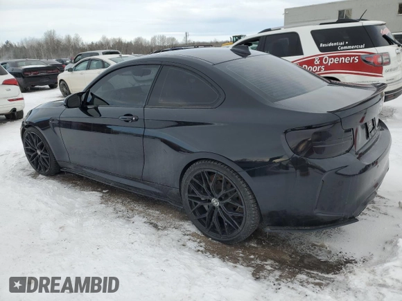 2019 BMW M2 Competition with VIN WBS2U7C58K7D03806, listed as a Copart auction lot 41759485 with 71,393 mi miles and Salvage Title. Bid and sale history available at carsss.com. Image 2.