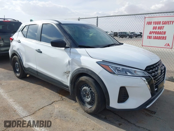 2023 Nissan Kicks S z VIN 3N1CP5BV4PL571134, wystawiony jako IAAI lot #41895869 z przebiegiem 25 128 mil mil oraz . Historia ofert i sprzedaży dostępna na DreamBid. Obrazek 1.