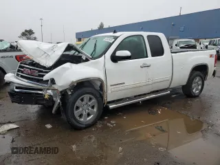 2012 GMC Sierra 1500 SLE z VIN 1GTR2VE72CZ171241, wystawiony jako Copart lot #43343835 z przebiegiem Nie podano mil oraz Szkoda całkowita • Salvage title. Historia ofert i sprzedaży dostępna na DreamBid. Obrazek 1.