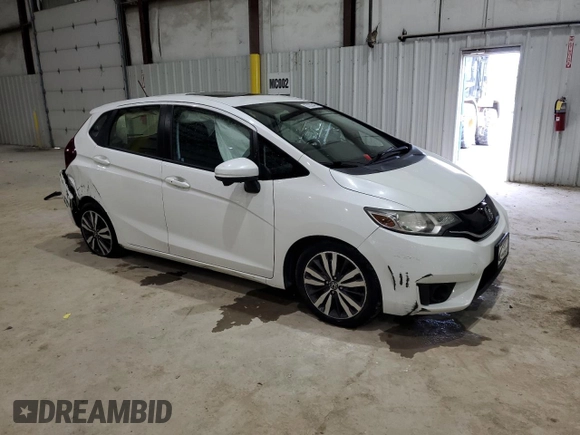 2017 Honda Fit EX with VIN JHMGK5H77HS003015, listed as a Copart auction lot 57205495 with 112,481 mi miles and Salvage title. Bid and sale history available at DreamBid. Image 4.