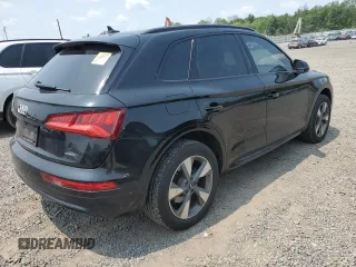 2020 Audi Q5 Premium with VIN WA1ANAFY8L2113769, listed as a Copart auction lot 59963025 with 125,844 mi miles and Salvage title. Bid and sale history available at DreamBid. Image 3.
