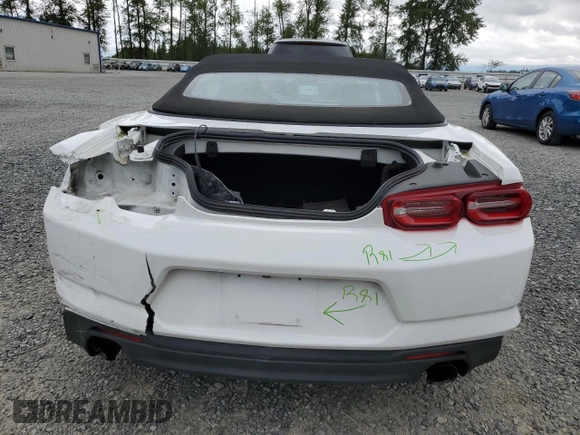 2020 Chevrolet Camaro 1LT z VIN 1G1FB3DS9L0106137, wystawiony jako Copart lot #59382905 z przebiegiem 70 676 mil mil oraz Szkoda całkowita • Salvage title. Historia ofert i sprzedaży dostępna na DreamBid. Obrazek 6.
