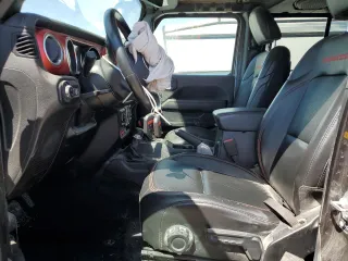 2021 Jeep Gladiator Rubicon with VIN 1C6JJTBG6ML579391, listed as a Copart auction lot 54626145 with 38,847 mi miles and Salvage title. Bid and sale history available at DreamBid. Image 7.