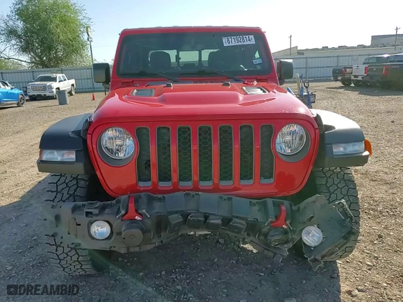 2022 Jeep Gladiator Rubicon with VIN 1C6JJTBG8NL132398, listed as a Copart auction lot 87192814 with 51,844 mi miles and Salvage Title. Bid and sale history available at carsss.com. Image 11.