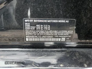 2018 BMW 3 Series 330i xDrive with VIN WBA8D9C52JA616441, listed as a Copart auction lot 57772975 with 55,513 mi miles and Salvage title. Bid and sale history available at DreamBid. Image 12.
