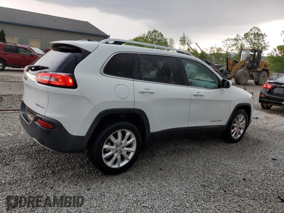 2017 Jeep Cherokee Limited with VIN 1C4PJLDB9HW516097, listed as a Copart auction lot 55205885 with 114,268 mi miles and Non repairable. Bid and sale history available at DreamBid. Image 3.
