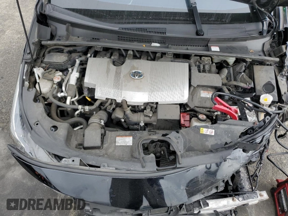 2021 Toyota Prius LE with VIN JTDKAMFP6M3169879, listed as a Copart auction lot 50259775 with 43,173 mi miles and Salvage Title. Bid and sale history available at DreamBid. Image 12.