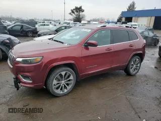 2019 Jeep Cherokee Overland with VIN 1C4PJMJN7KD116482, listed as a Copart auction lot 43687555 with 31,732 mi miles and Clean title. Bid and sale history available at DreamBid. Image 1.