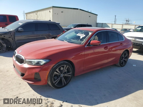 2024 BMW 3 Series 330i xDrive with VIN 3MW89FF00R8E40500, listed as a Copart auction lot 48348455 with 15,601 mi miles and Salvage Title. Bid and sale history available at carsss.com. Image 1.