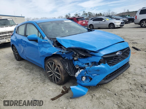 2024 Subaru Impreza Sport with VIN JF1GUAFC7R8306451, listed as a Copart auction lot 45526765 with 15,867 mi miles and Salvage Title. Bid and sale history available at carsss.com. Image 4.