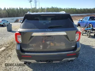 2020 Ford Explorer Platinum with VIN 1FM5K8HC0LGB33667, listed as a Copart auction lot 47372285 with 37,646 mi miles and Salvage Title. Bid and sale history available at carsss.com. Image 6.