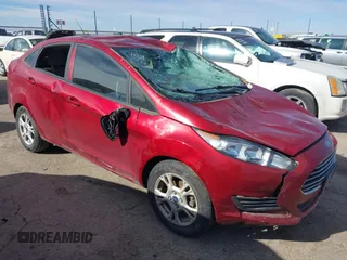 2016 Ford Fiesta SE with VIN 3FADP4BJ1GM104505, listed as a IAAI auction lot 38973344 with 90,996 mi miles. Bid and sale history available at carsss.com. Image 1.