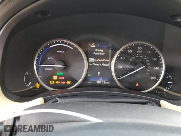2020 Lexus NX with VIN JTJGJRDZ7L2139573, listed as a Copart auction lot 87855835 with 30,752 mi miles and Salvage Title. Bid and sale history available at carsss.com. Image 9.