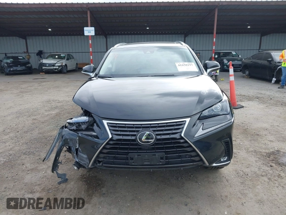2019 Lexus NX with VIN JTJYARBZ0K2152235, listed as a IAAI auction lot 41658197 with 54,802 mi miles. Bid and sale history available at carsss.com. Image 6.