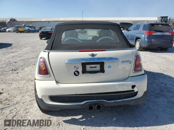 2010 MINI Convertible S z VIN WMWMS3C58ATY50783, wystawiony jako Copart lot #48240035 z przebiegiem 70 110 mil mil oraz Czysty tytuł • Clean title. Historia ofert i sprzedaży dostępna na DreamBid. Obrazek 6.