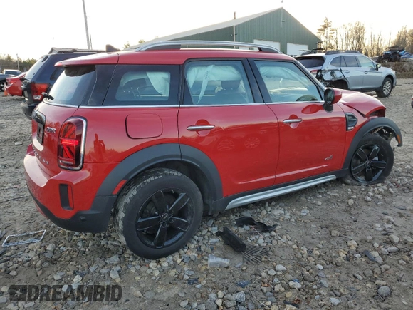 2022 MINI Countryman Cooper with VIN WMZ43BR02N3P06173, listed as a Copart auction lot 78428064 with 61,879 mi miles and Salvage title. Bid and sale history available at DreamBid. Image 3.