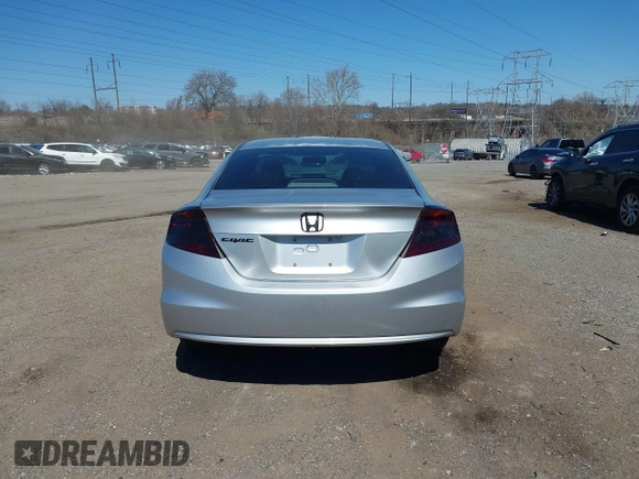 2013 Honda Civic Cpe LX with VIN 2HGFG3B5XDH529877, listed as a IAAI auction lot 41857263 with 1 mi miles. Bid and sale history available at carsss.com. Image 17.