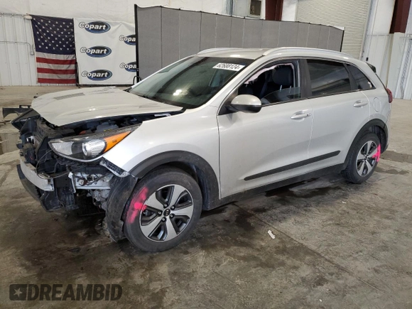 2017 Kia Niro LX with VIN KNDCB3LC6H5049927, listed as a Copart auction lot 62688124 with 123,870 mi miles and Salvage Title. Bid and sale history available at DreamBid. Image 1.