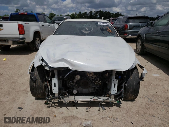 2020 Infiniti Q60 Red Sport 400 with VIN JN1FV7EL4LM460320, listed as a Copart auction lot 47488983 with 57,431 mi miles and . Bid and sale history available at DreamBid. Image 5.