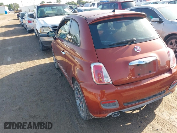 2015 FIAT 500 Sport with VIN 3C3CFFBR7FT624324, listed as a IAAI auction lot 42382686 with 179,560 mi miles and . Bid and sale history available at DreamBid. Image 3.