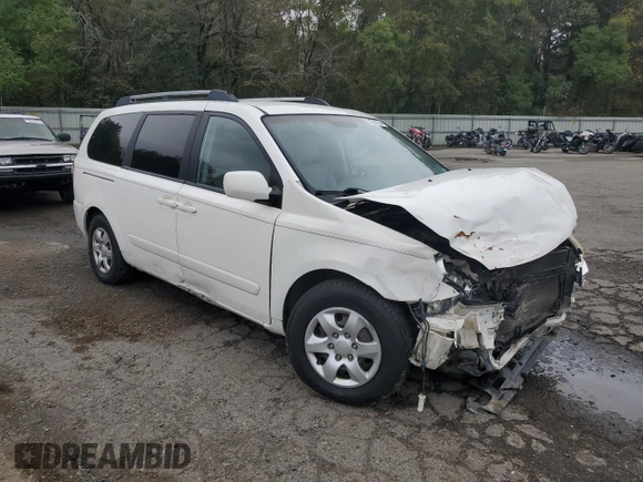 2007 Kia Sedona LX with VIN KNDMB233876174354, listed as a Copart auction lot 78527234 with 236,048 mi miles and Salvage Title. Bid and sale history available at DreamBid. Image 4.
