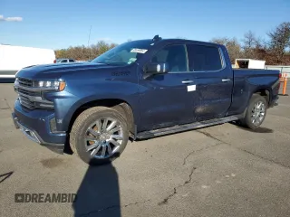 2022 Chevrolet Silverado 1500 High Country with VIN 1GCUYHEL8NZ195960, listed as a Copart auction lot 85559884 with 54,739 mi miles and Salvage Title. Bid and sale history available at DreamBid. Image 1.