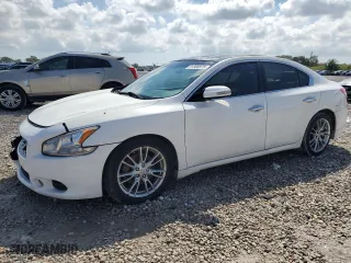 2012 Nissan Maxima 3.5 S with VIN 1N4AA5AP6CC830873, listed as a Copart auction lot 51308975 with 142,838 mi miles and Salvage Title. Bid and sale history available at carsss.com. Image 1.