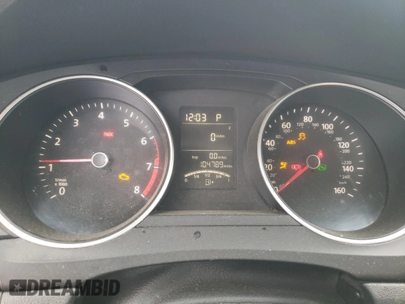 2015 Volkswagen Jetta S with VIN 3VW2K7AJ5FM414316, listed as a Copart auction lot 49685835 with 104,789 mi miles and Salvage title. Bid and sale history available at DreamBid. Image 9.