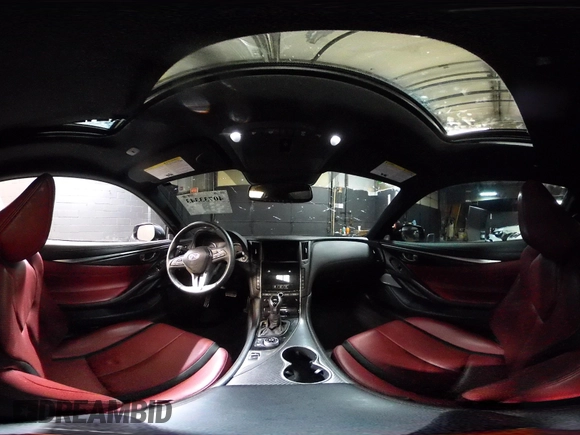 2022 Infiniti Q60 Red Sport 400 with VIN JN1FV7LL4NM681132, listed as a IAAI auction lot 40733343 with 14,309 mi miles and . Bid and sale history available at DreamBid. Image 19.