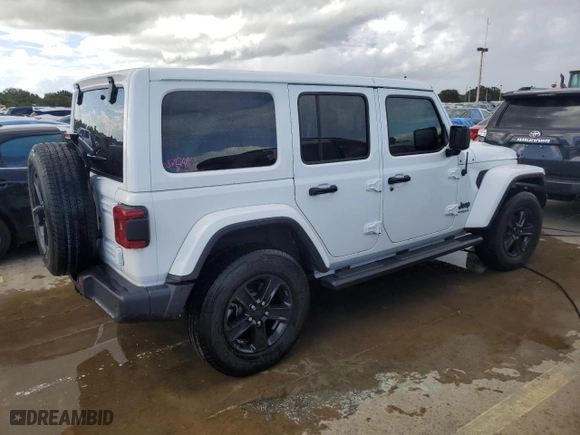 2019 Jeep Wrangler Unlimited Sahara Altitude with VIN 1C4HJXEGXKW648069, listed as a Copart auction lot 73972354 with 55,743 mi miles and Non Repairable. Bid and sale history available at carsss.com. Image 3.