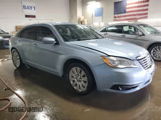2014 Chrysler 200 LX with VIN 1C3CCBAG6EN164900, listed as a Copart auction lot 50705835 with 123,818 mi miles and Salvage Title. Bid and sale history available at carsss.com. Image 4.