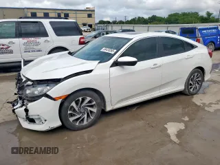 2018 Honda Civic EX с VIN 19XFC2F79JE037722, выставлен на аукционе Copart как лот 58420265 с пробегом Не указан миль и Списание • Salvage title. История ставок и продаж доступна на DreamBid. Изображение 1.