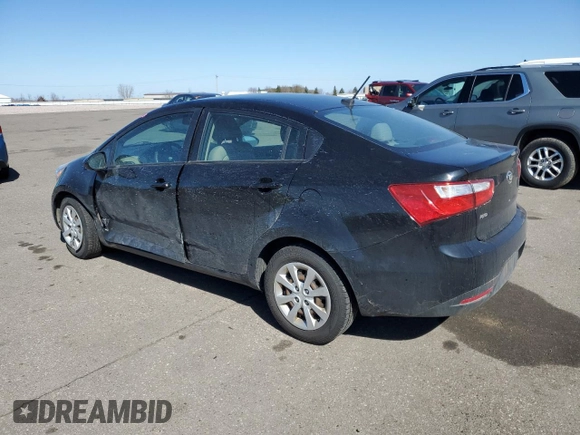 2015 Kia Rio LX with VIN KNADM4A37F6497167, listed as a Copart auction lot 49968245 with 98,517 mi miles and Salvage Title. Bid and sale history available at carsss.com. Image 2.