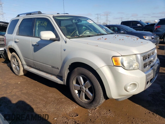 2008 Ford Escape Limited with VIN 1FMCU04108KD14473, listed as a Copart auction lot 68982394 with 214,158 mi miles and Non repairable. Bid and sale history available at DreamBid. Image 4.
