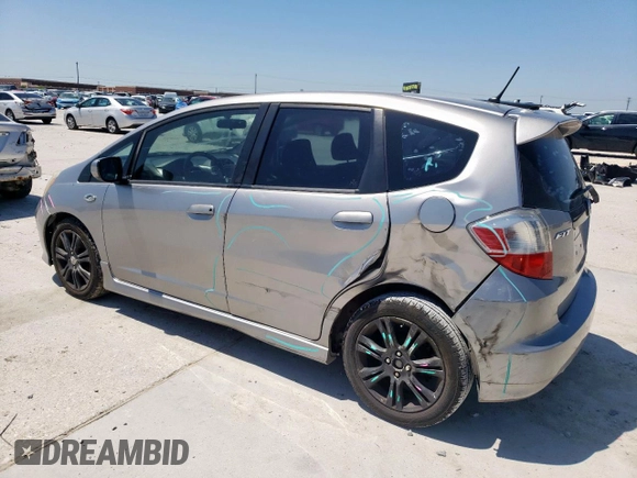 2009 Honda Fit Sport w/Navi with VIN JHMGE88649S008738, listed as a Copart auction lot 53961345 with 282,290 mi miles and Salvage Title. Bid and sale history available at carsss.com. Image 2.