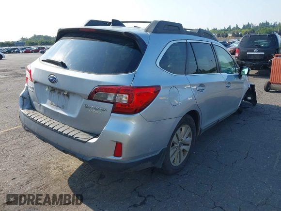 2016 Subaru Outback Premium with VIN 4S4BSAHC7G3301473, listed as a IAAI auction lot 42573979 with 96,190 mi miles and . Bid and sale history available at DreamBid. Image 4.