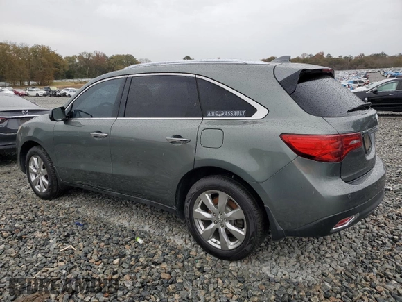 2016 Acura MDX Advance z VIN 5FRYD3H98GB016811, wystawiony jako Copart lot #83903964 z przebiegiem 206 828 mil mil oraz Szkoda całkowita • Salvage title. Historia ofert i sprzedaży dostępna na DreamBid. Obrazek 2.
