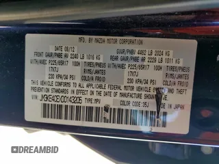 2013 Mazda CX-5 Touring with VIN JM3KE4CEXD0143205, listed as a Copart auction lot 54143235 with 258,715 mi miles and Clean Title. Bid and sale history available at carsss.com. Image 13.
