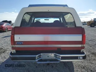 1991 Ford Bronco Custom with VIN 1FMEU15H3MLA74981, listed as a Copart auction lot 45607655 with 267,571 mi miles and Salvage Title. Bid and sale history available at carsss.com. Image 6.